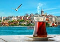 Turkish tea in Istanbul Royalty Free Stock Photo