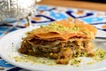 Traditional Turkish arabic dessert - baklava