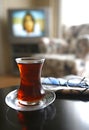 Traditional Turkish balack tea