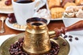 Traditional Turkish black coffee