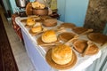 Traditional Turkish bread in Istanbul Royalty Free Stock Photo