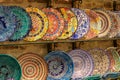 Traditional Turkish ceramics and plates for gift Royalty Free Stock Photo