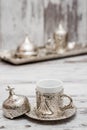 Traditional Turkish Coffee Set Royalty Free Stock Photo