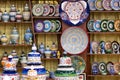 Traditional Turkish decorative ceramics for interior Royalty Free Stock Photo