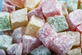 Traditional Turkish delight, lokum Royalty Free Stock Photo