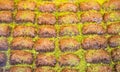 Traditional Turkish dessert Baklava from Turkey Royalty Free Stock Photo