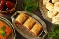 Traditional turkish desserts Royalty Free Stock Photo