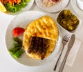 A traditional Turkish dish called Shish Kefte Royalty Free Stock Photo