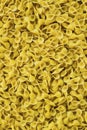 Traditional Turkish Dry Bow Tie Pasta,Macaroni Background,top view. Royalty Free Stock Photo