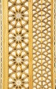 Traditional turkish floral wooden ornament