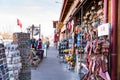 Traditional Turkish gifts for sale at souvenir shop in Goreme town, cappadocia, Turkey Royalty Free Stock Photo