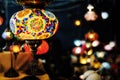 Traditional turkish glass lantern