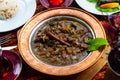 Turkish lamb meat saute mutancana