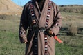 Traditional Turkish military outfit.