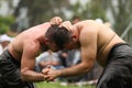 Traditional Turkish Oil Wrestling Royalty Free Stock Photo