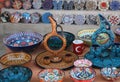 Traditional Turkish pottery Cappadocia Royalty Free Stock Photo