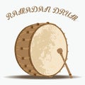 Traditional Turkish ramadan drum