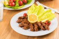 Traditional Turkish Raw Meat. Cig Kofte Turkish food