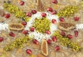 Traditional Turkish sweet Ashura ( Noah's pudding ) Royalty Free Stock Photo