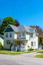 Traditional two-story american house in the 1930s Royalty Free Stock Photo