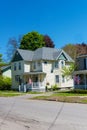 Traditional two-story american house in the 1930s Royalty Free Stock Photo