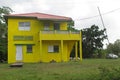 Traditional typical carribean house in Belize Royalty Free Stock Photo