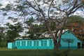 Traditional typical carribean house in Belize Royalty Free Stock Photo