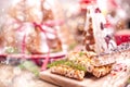 Traditional typical sweets for Christmas in Italy. Coffees of nu Royalty Free Stock Photo