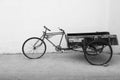 Traditional and typical transport tricycle Royalty Free Stock Photo