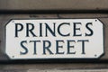 Edinburgh street name sign