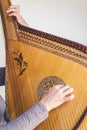 Traditional ukrainian folk string instrument bandura