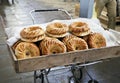 Traditional uzbek bread