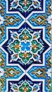 Traditional uzbek ornament ceramic Royalty Free Stock Photo