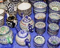 Traditional Uzbek Plates and dishes in Uzbekistan