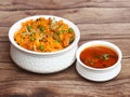 Traditional Vegetable biryani Royalty Free Stock Photo