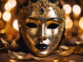 Traditional venetian carnival mask in Venice Royalty Free Stock Photo