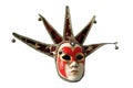 Traditional Venetian mask isolated on a white background Royalty Free Stock Photo