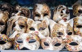 Traditional Venetian Masks for Carnival of Venice, Italy