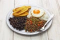 Pabellon Criollo, venezuelan national dish Royalty Free Stock Photo