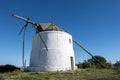 Traditional very old windmill in Vejer de la Frontera, Spain