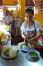 Traditional Vietnam market Royalty Free Stock Photo