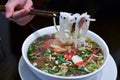 Traditional Vietnamese beef soup Pho Bo