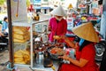 Traditional vietnamese street food for the snack or lunch Royalty Free Stock Photo