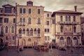 Traditional view of the street in Venice, Iyaly Royalty Free Stock Photo