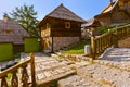 Traditional village Drvengrad Mecavnik - Serbia Royalty Free Stock Photo