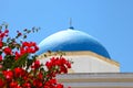 The traditional village of Megalochori in Santorini, Greece Royalty Free Stock Photo