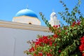 The traditional village of Megalochori in Santorini, Greece. Royalty Free Stock Photo