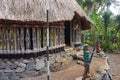 Traditional village in Papua indonesia Royalty Free Stock Photo
