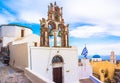 The traditional village of Pirgos, Santorini. Royalty Free Stock Photo