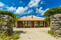 A traditional village in the small island of Taketomi, Okinawa Japan